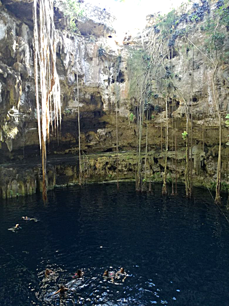 Cenote Oxman, where life is born