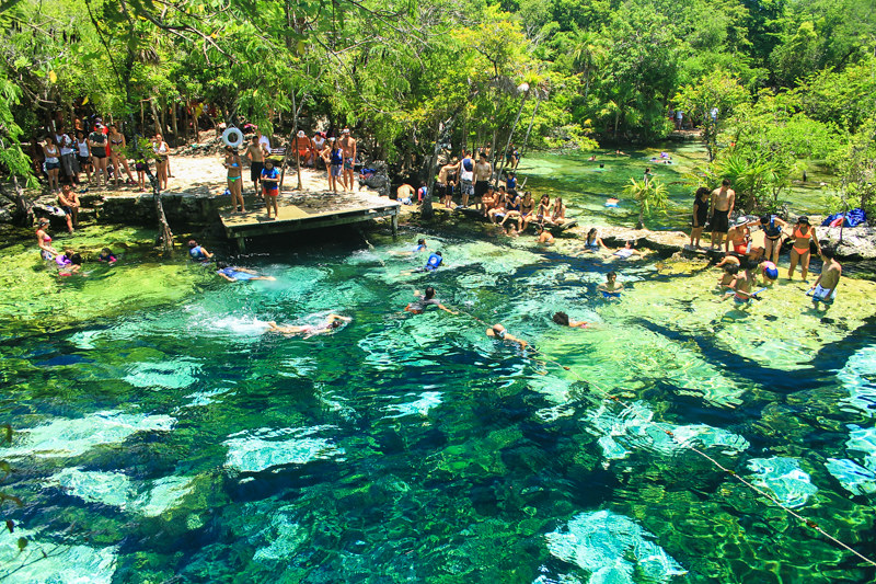 riviera maya cenote azul
