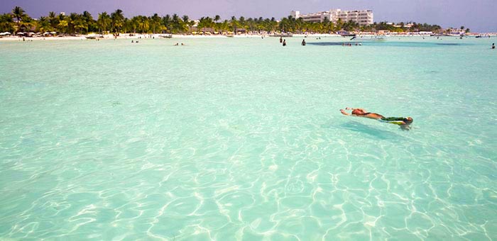 Playa Norte, Isla Mujeres, Cancún, Riviera Maya, Yucatán, México.