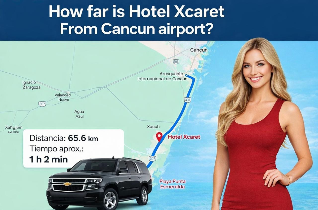 Private transportation from Cancun Airport (CUN) to Hotel Xcaret Mexico in Riviera Maya, Quintana Roo